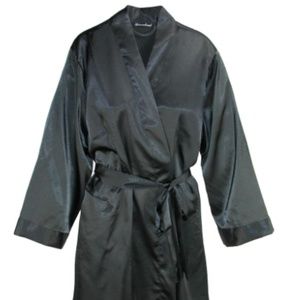 Leisureland Women's Satin Kimono Robe NWOT